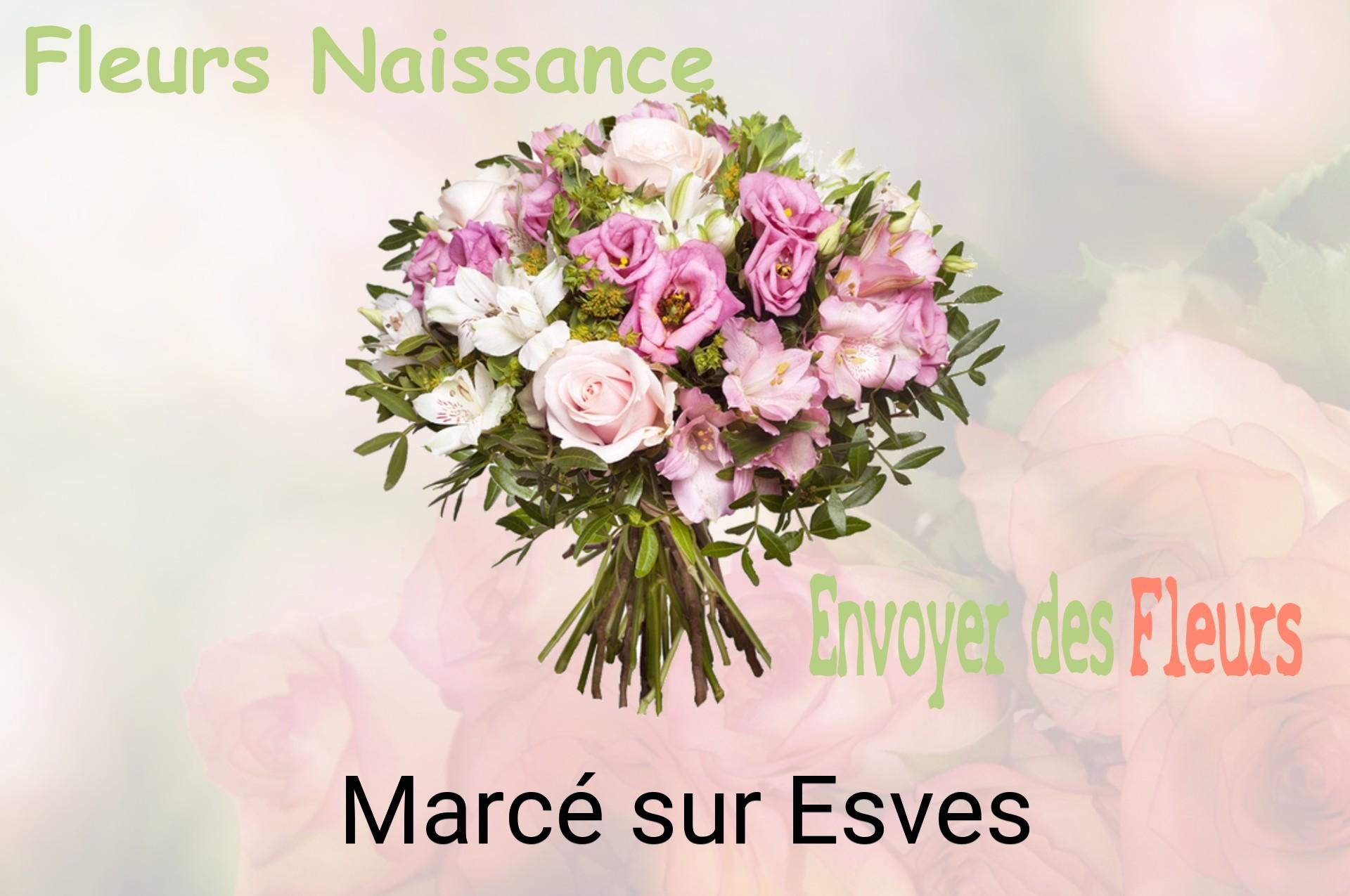 Bouquet de fleurs de naissance livré à Marcé-sur-Esves